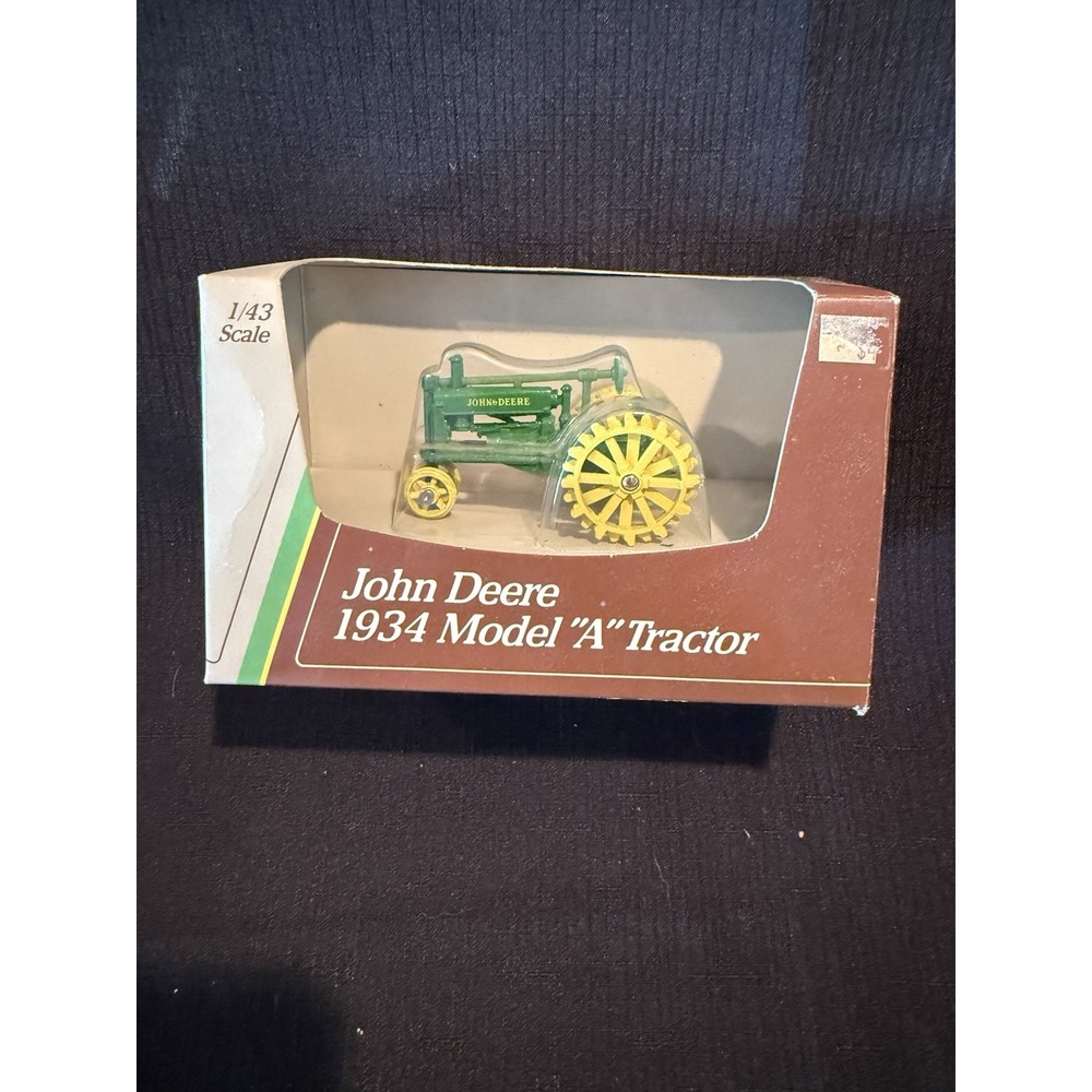 ERTL John Deere 1934 Model A Tractor 1/43 Scale Diecast Farm Toy Vehicle